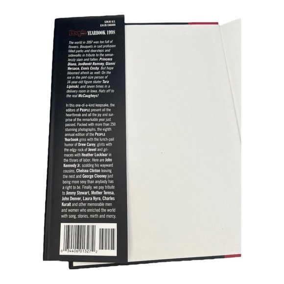 People Mag 1998 Yearbook Vintage Princess Dianna Cover Hard Back & Dust Sleeve - Picture 12 of 13